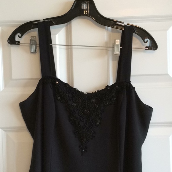 Black evening gown/jacket set - Picture 2 of 5